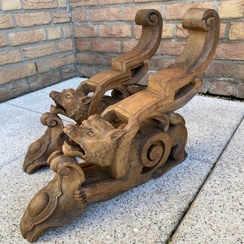 Wand figuren skulptur wolf - wand,
