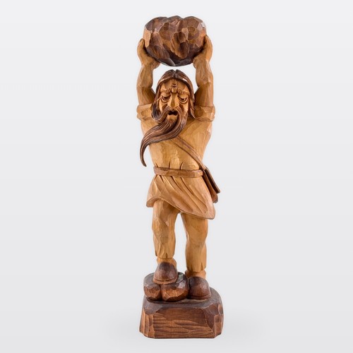 Holzfigur rübezahl krakonoš - holzfigur,