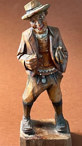 Alt holz figur bauer - alt,