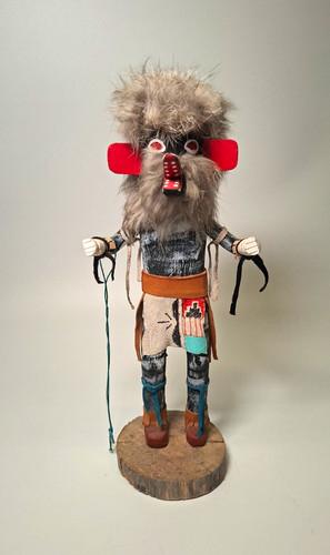 Signierte wolf kachina - signierte, wolf-kachina-puppe