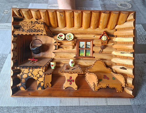 Holz wandbild relief - wandbild,