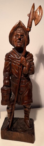Nachtwächter holzfigur ca - holzfigur,,
