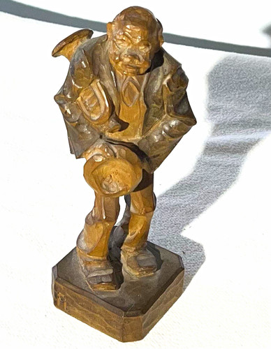 Alte holzfigur handgeschnitzt - alte,