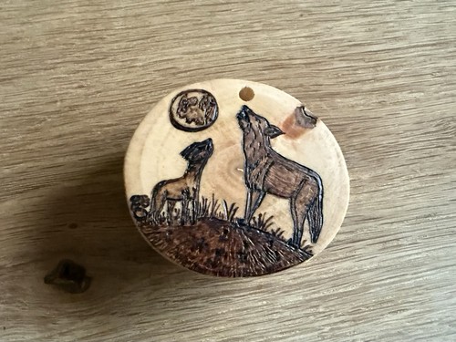 Wölfe mond astscheibe - wölfe,