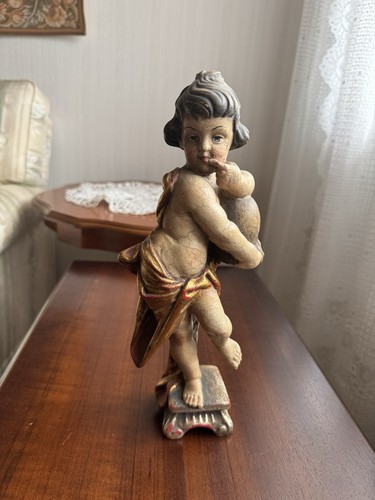 Holzfigur honigschlecker - holzfigur,