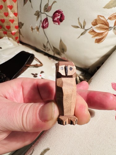 Eule aus holz - aus,