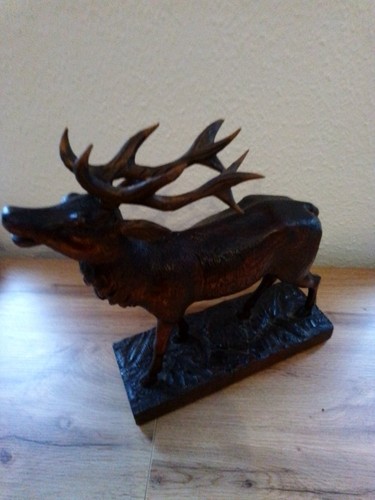 Hirsch aus holz - hirsch,