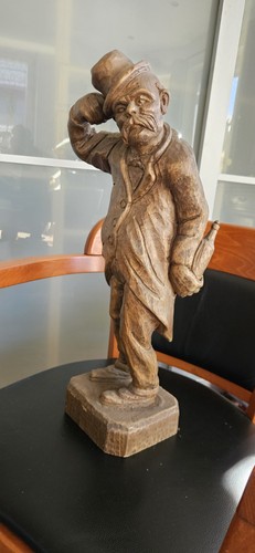 Holzfigur der zecher vintage - "der, zecher"