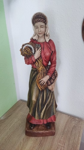 Holzfigur handgeschnitzt - holzfigur,