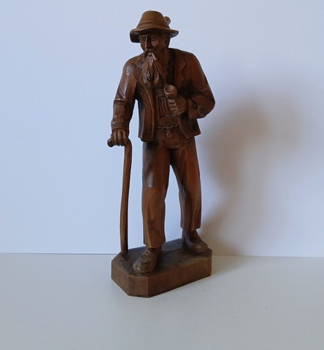 Holzfigur wanderer alm - holzfigur,