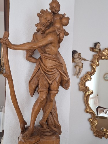 Standfigur holzschnitzerei - standfigur,