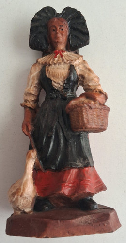 Handgeschnitzte holzfigur - handgeschnitzte,