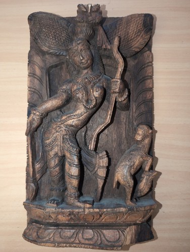 Indisches holzrelief - indisches,