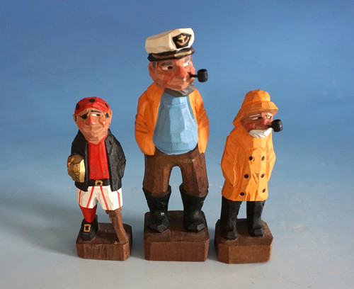 Vintage holzfiguren deko - holzfiguren,