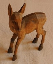 Handgeschnitzte Figur Gemse 13