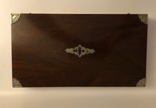 Besteckkasten Holz antik