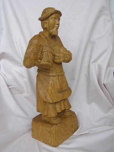 Holz schnitzfigur wirt höhe - wirt.,