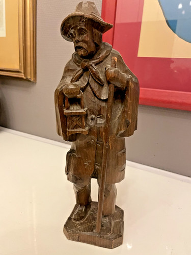 Nachtwächter holzfigur - nachtwächter,