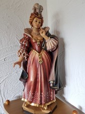 52 cm große Holzfigur