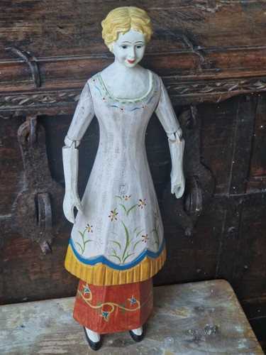 Vintage holz gelenkpuppe - holz,