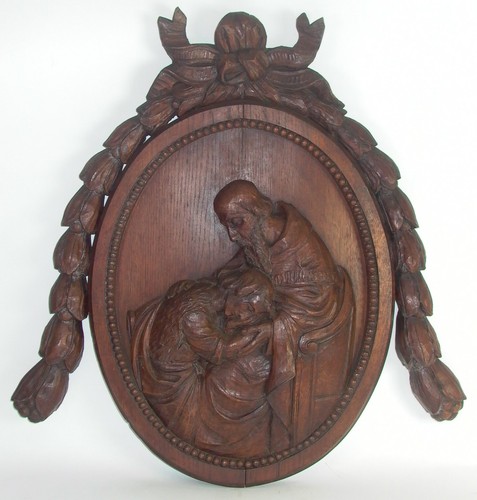 Grosses massives relief holz - grosses,