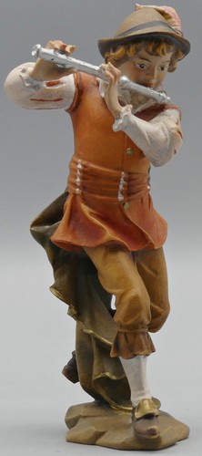 Holzfigur flötenspieler - holzfigur,