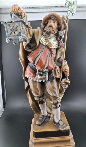 Hand carved painted - &,