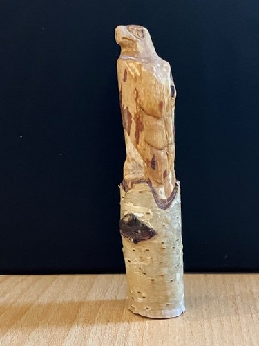 Holzfigur adler geschnitzt - holzfigur,